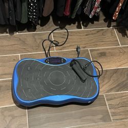 Vibrating plate exercise machine