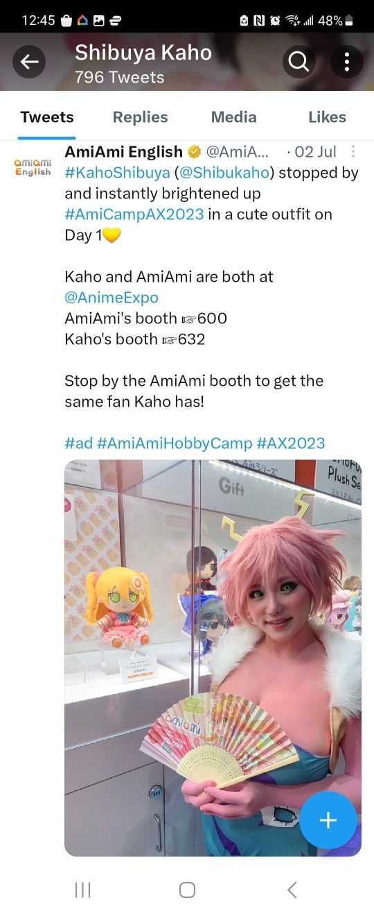 Shibuya Kaho Day 1 Anime Expo Cosplay