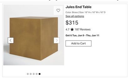 All Modern - Gold Dresser - Excellent Condition