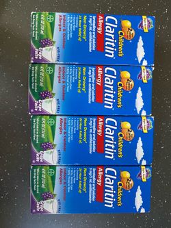 Children’s Claritin Allergy Medicine — New & Safety Sealed