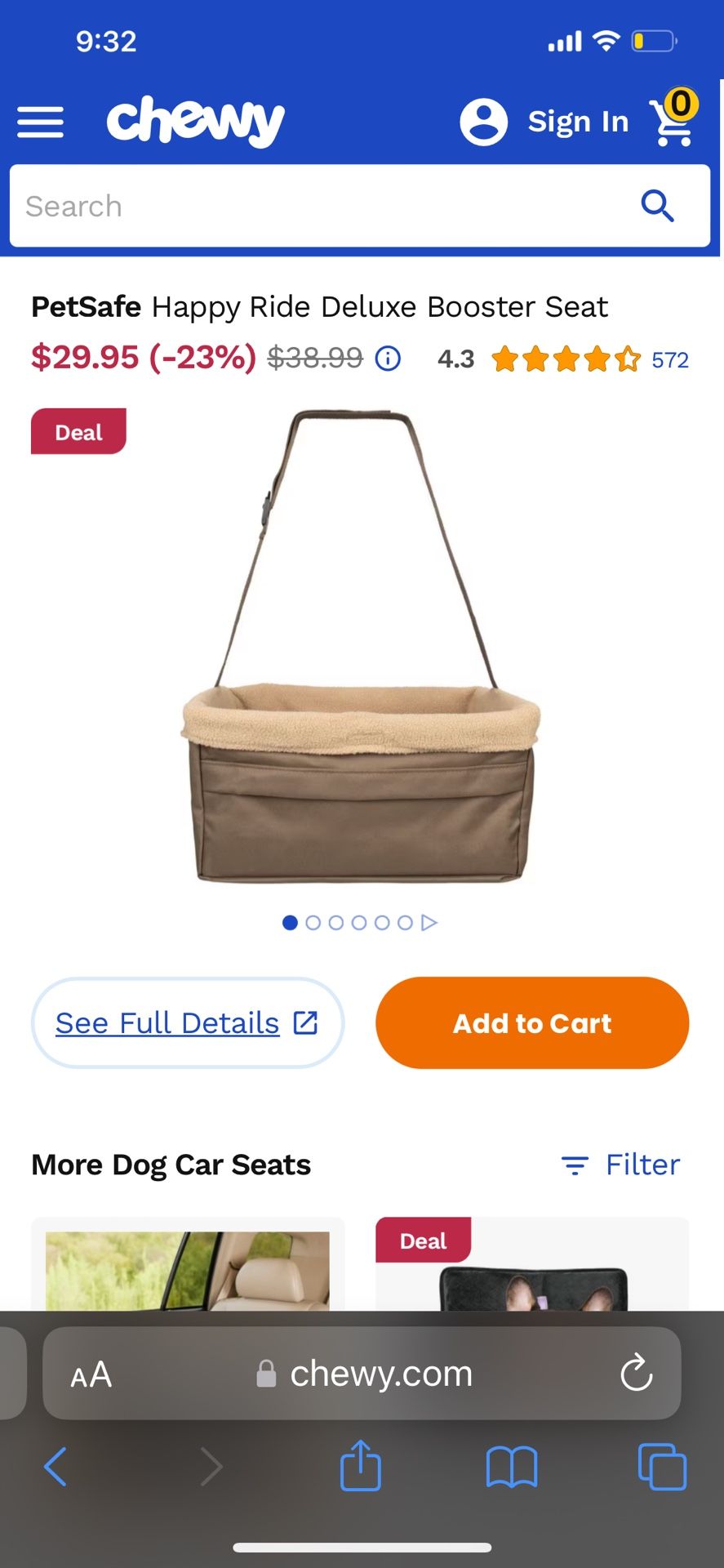 Petsafe Booster Seat