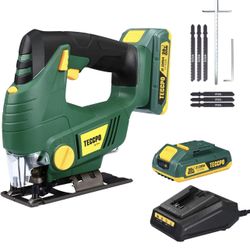 Cordless Jigsaw With Battery & Charger