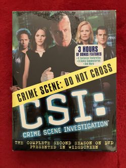 CSI: Crime Scene Investigation Complete Second Season 2 DVD BOX SET ‼️ NEW & SEALED ‼️