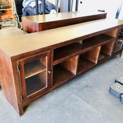 86” Brown TV Stand