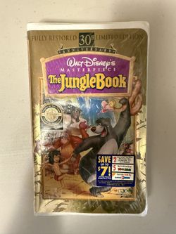 Sealed Jungle Book VHS brand New 