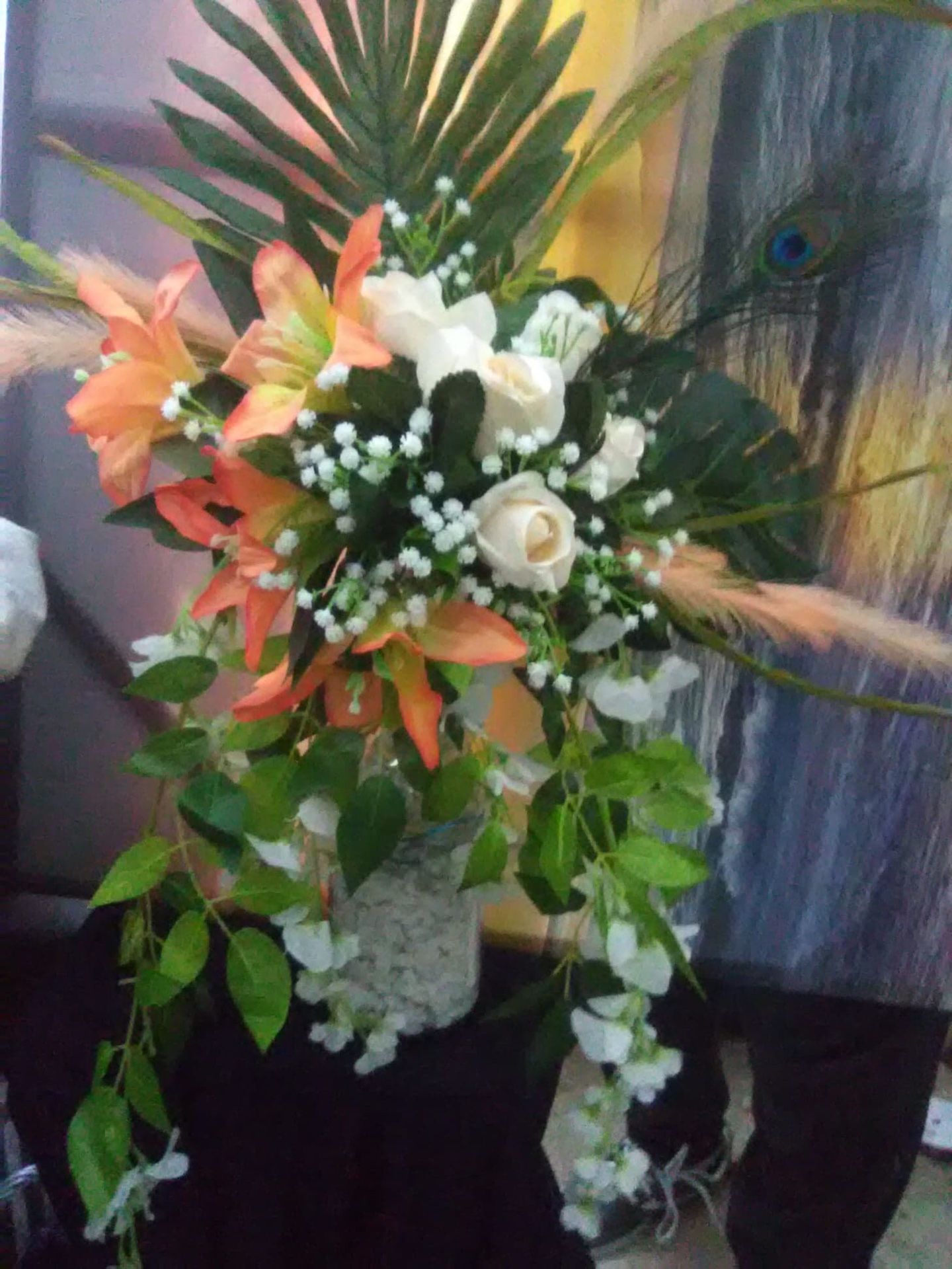 Beautiful flowers arrangement bridal bouquet