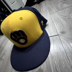 Milwaukee Brewers Attire And Baseball Gloves 