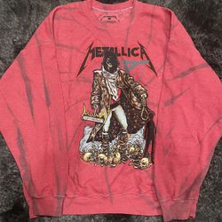 Urban Outfitters Metallica Unforgiven Tie Dye Sweater Large