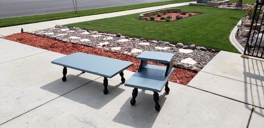 Coffee table and matching end table