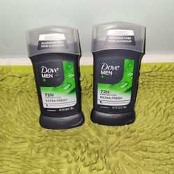 2 Dove Men + Care 2.7oz Deodorants Extra Fresh 