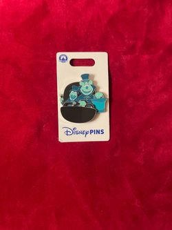 Disney Pins Monsters Inc Haunted Mansion Enamel Pin