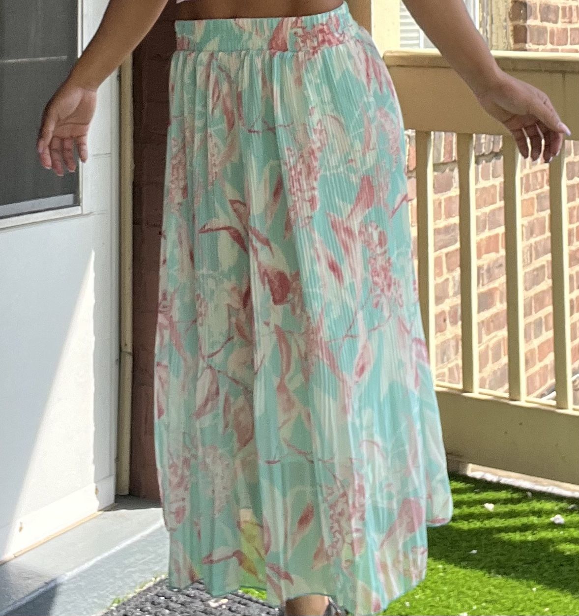 Blue flower dress