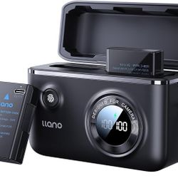 llano 2-Pack EN-EL14 EN-EL14a USB-C Batteries and 18W Fast Charger Set for Nikon