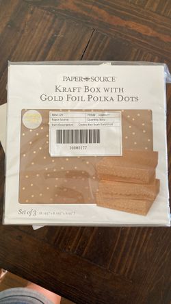 Kraft Food Safe Gift Boxes - $5