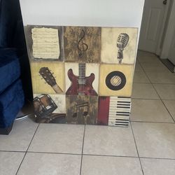 Extra large music canvas