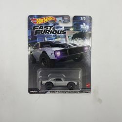 2023 Hot Wheels Fast and Furious 1967 Chevrol 1:64 Scale Diecast Cars Model Toys