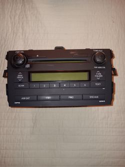 OEM Toyota radio