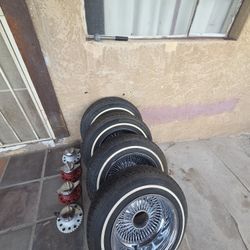  13 Inch 100 Spoke Deep Dish Wheels