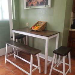 Table W/ 2 Stool 1 Bench $100