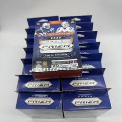 2023 Prizm NFL Football Factory Sealed Hanger Box Gold & Purple Wave LOT x15 