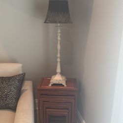 Free side tables and lamp