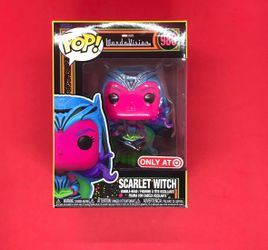 Funko Pop Marvel WandaVision Black Light Scarlet Witch #986 Special Edition