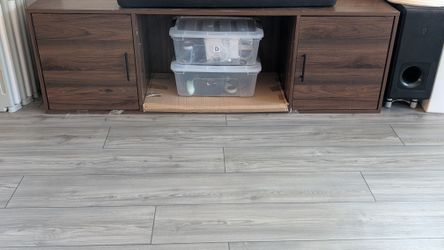 65” TV Stand Entertainment Center – Dark Walnut – Wayfair