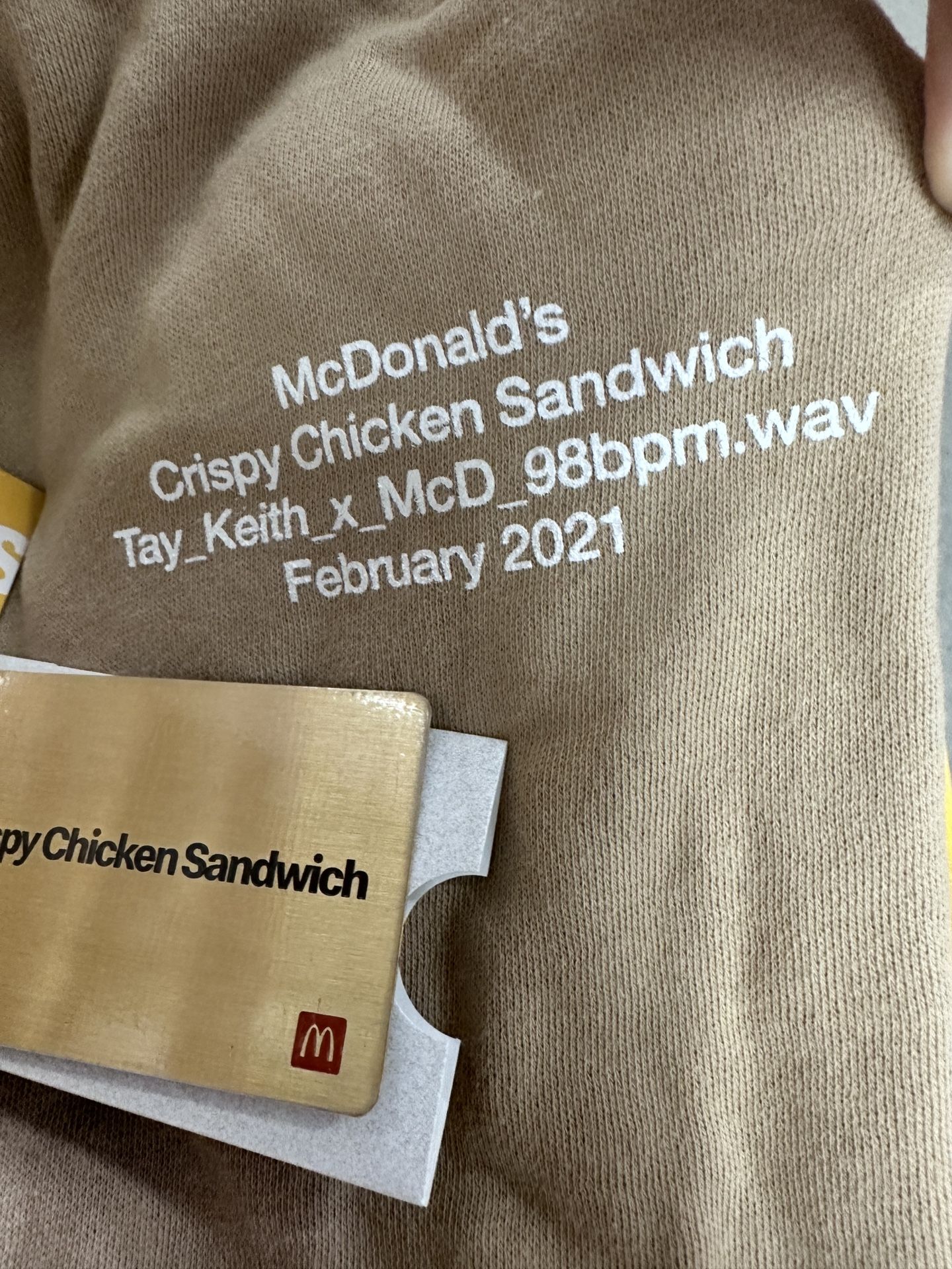Mcdonalds chicken hoodie hot sale