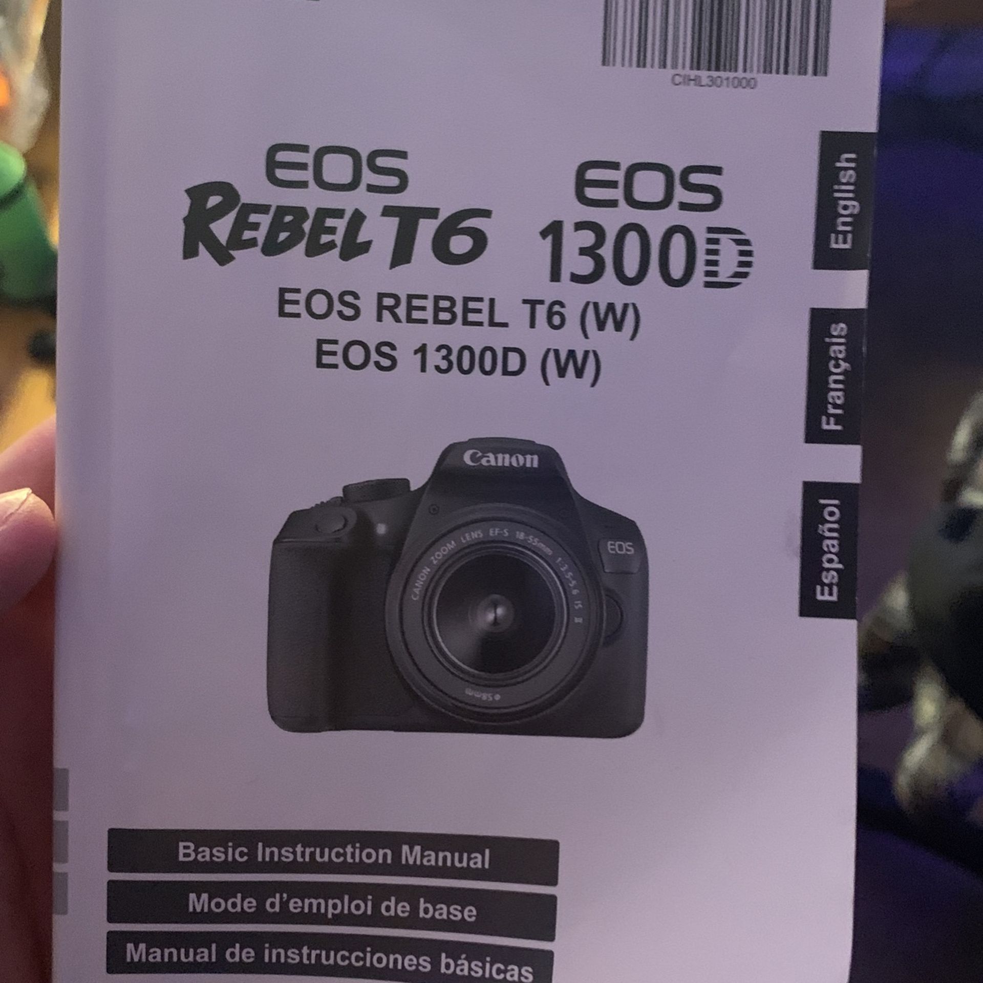 Canon Rebel T6 Camera