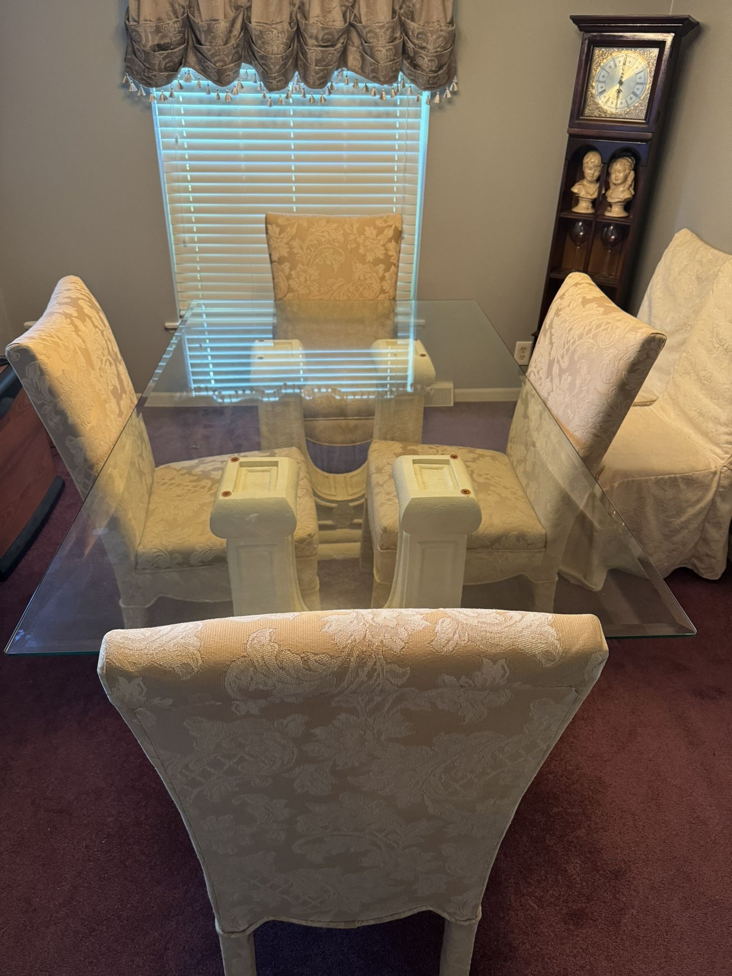 Glass Table & Chairs