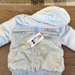 New Size 4T Disney Princess Sweater Jacket $10