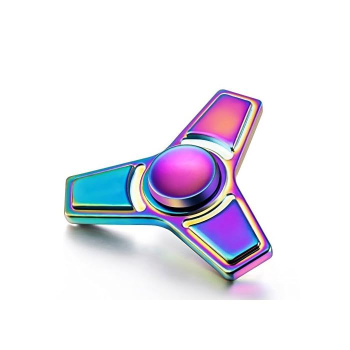 Fidget Spinner Metal Rainbow, High Speed Spinner Toy for Gift
