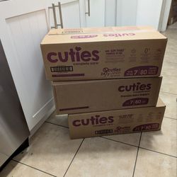 240 Diapers Size 7 $25