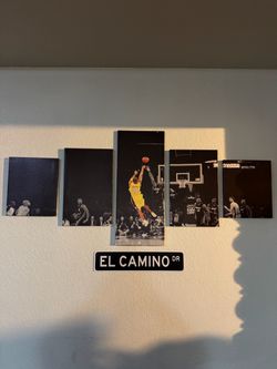 Kobe Bryant Wall Art 4’ x 2’