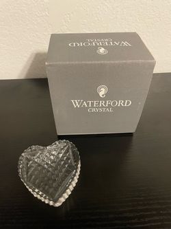 Waterford Crystal Heart Paperweight