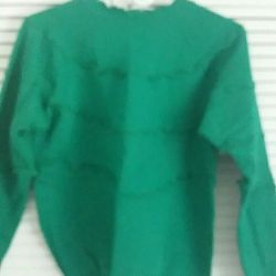 Green women's sweat shirt