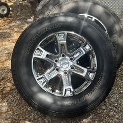 18” Ford F-150 Wheels And Michelin Tires 275/65R18 $799 Firm Price 
