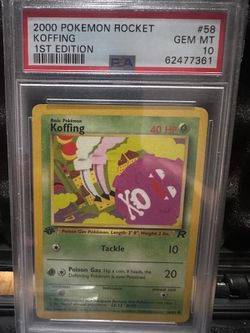 Koffing 1st edition PSA 10