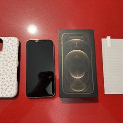 Apple iPhone 12 Pro 256 GB Unlocked With Case And Screen Protector
