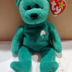 Erin Bear Beanie Baby W Tag Errors