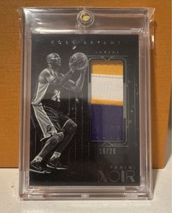 Panini Noir Kobe Bryant Patch /25