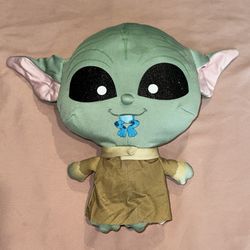 Disney Doorables puffables Star Wars Mandalorian Grogu w. Frog