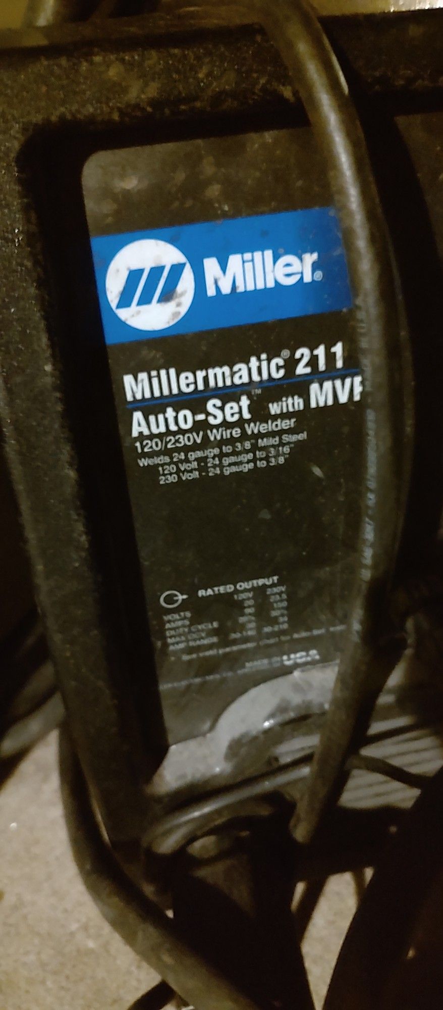 Millermatic 211 Welder