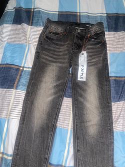 Purple jeans