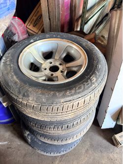 Chevy S10 aluminum wheels and tires