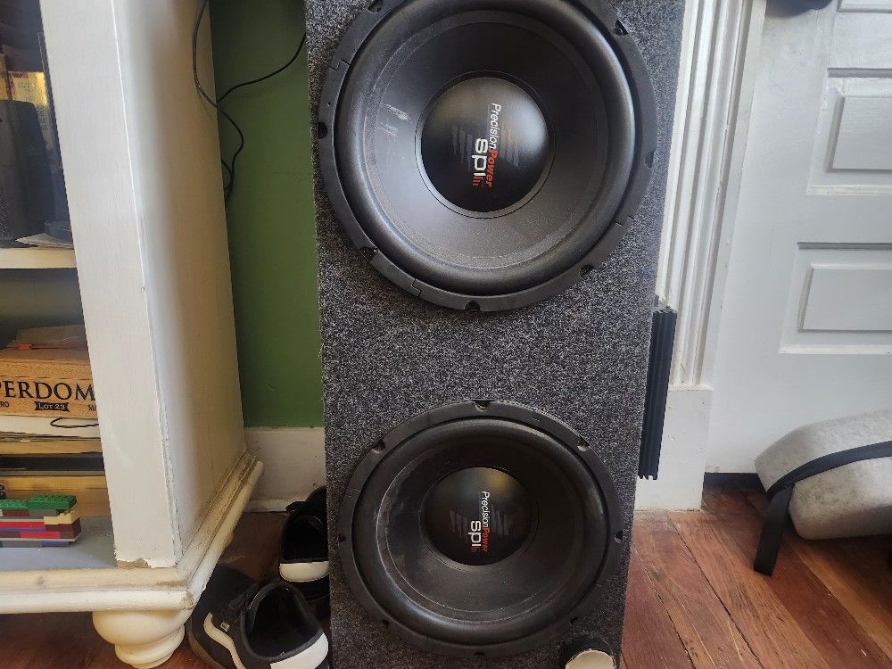 2 - 12" Precision Powers Dual Voice Coil Subs