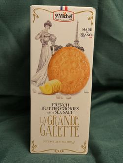 French Butter Cookies With Sea Salt