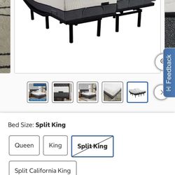 Split King Size with Adjustable Base