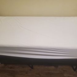 Twin Bed with metal frame