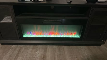 Electric Fireplace TV Stand Console